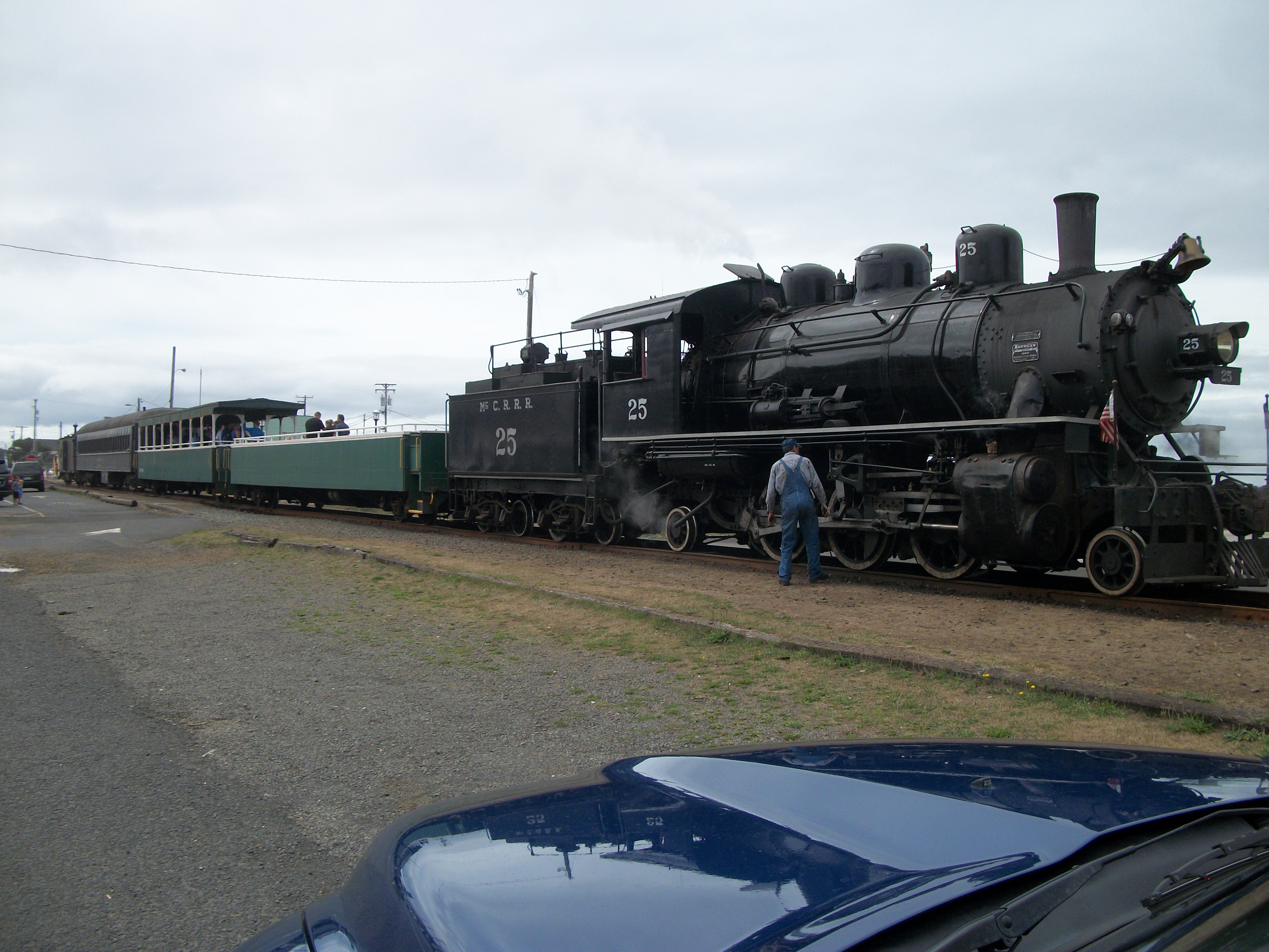 Rockaway Beach Steam Engine, runs June to September